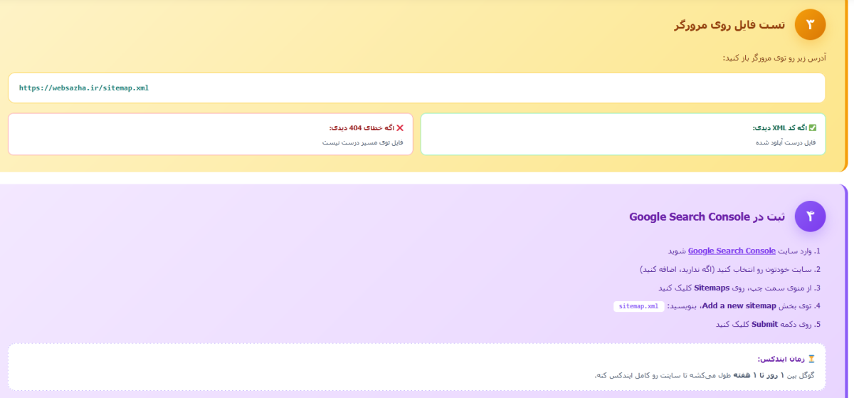 ساخت خودکار نقشه سایت